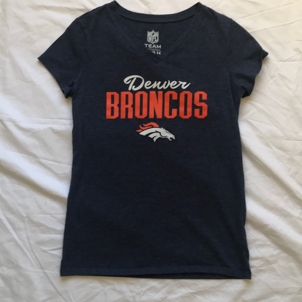 Navy Blue NFL Broncos T-shirt